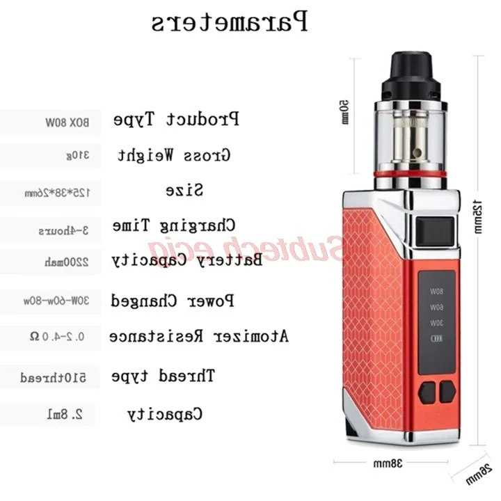 Tanie Waporyzator Mod 128W Box Mod 2000mah bateria do elektroniczn… sklep internetowy