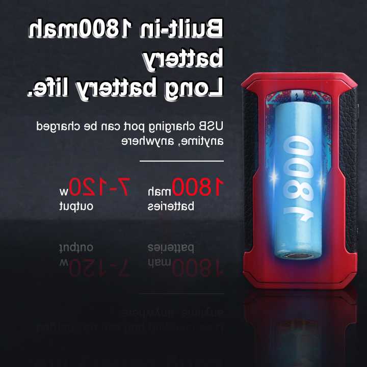 Tanio Elektroniczny papieros 120W Box Mod Kit 2000Mah bateria 2ml … sklep