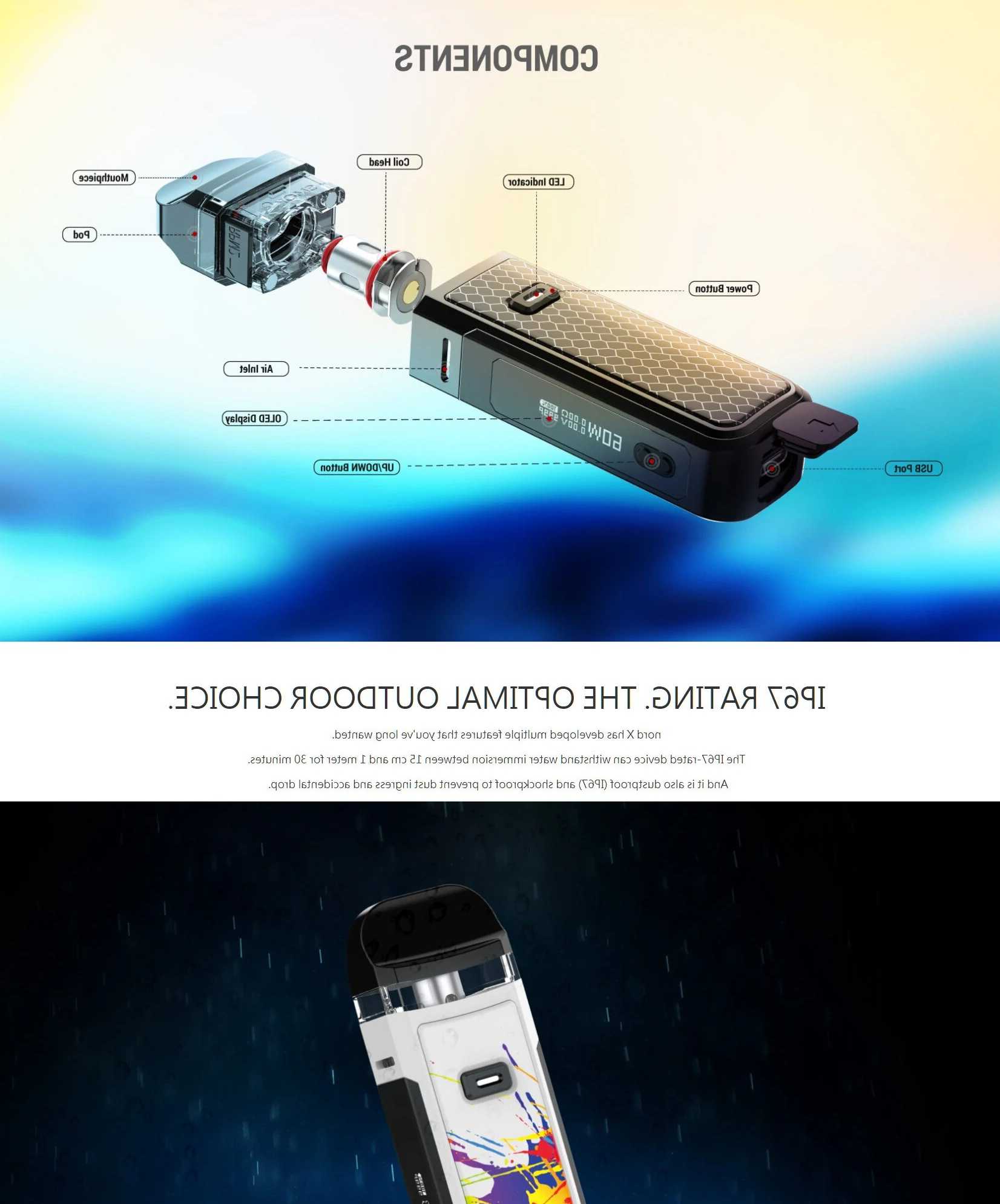 Opinie Zestaw SMOK Nord X Pod 1500mAh bateria do parownika 6ML RPM … sklep online