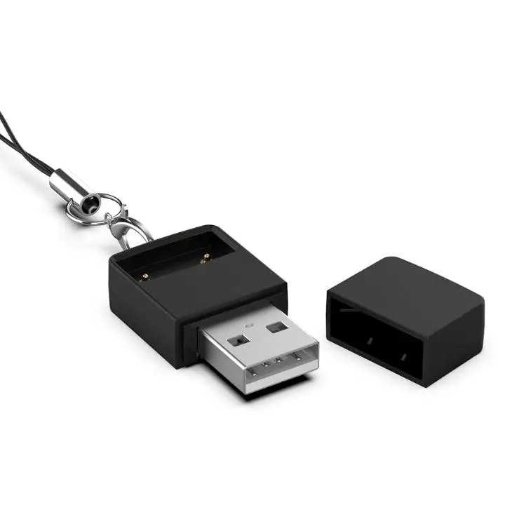 Tanio Uniwersalna czarna Mini przenośna ładowarka USB Port ładowan…