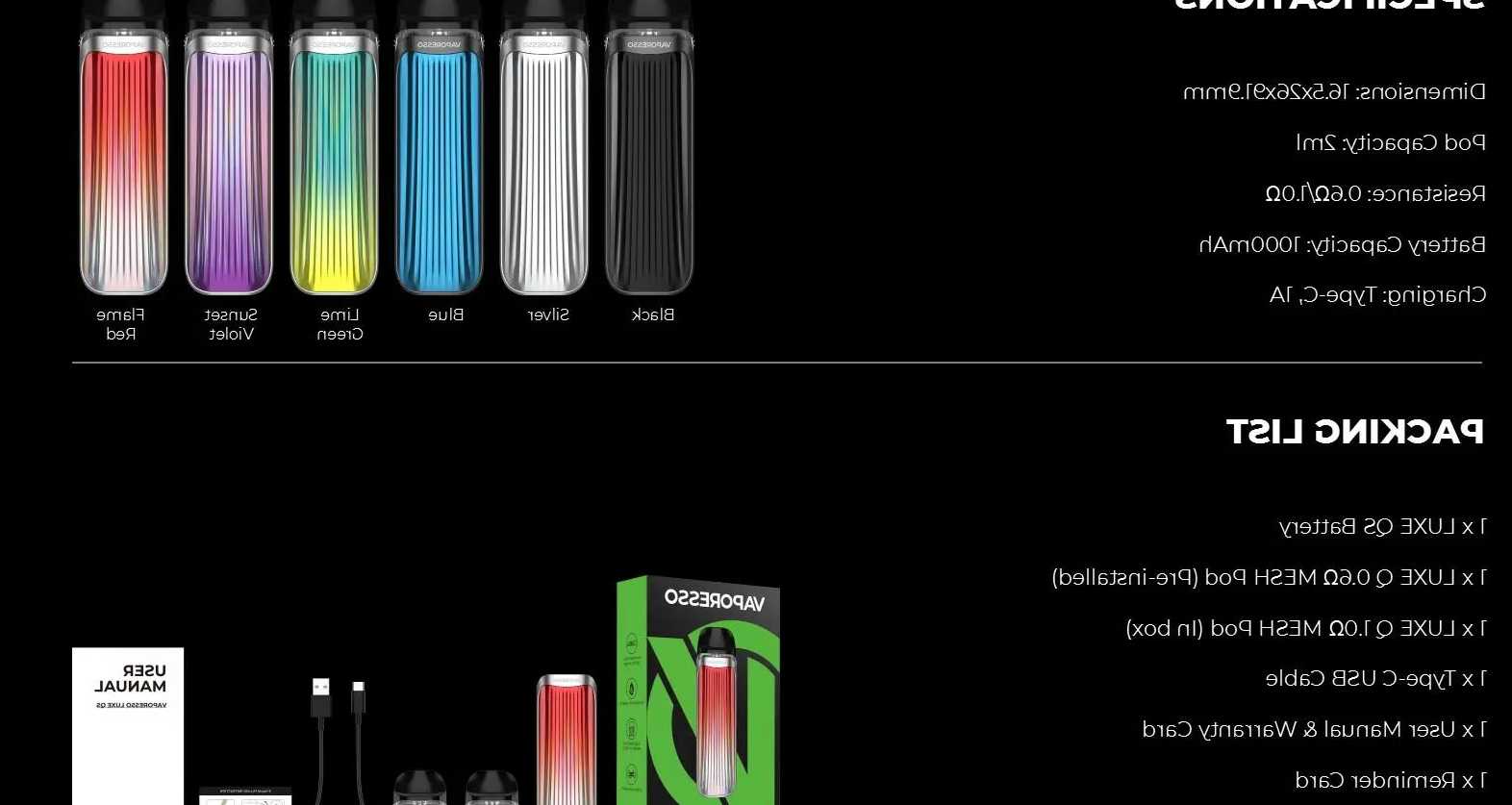 Opinie Oryginalny zestaw Vaporesso LUXE QS Vape 1000mAh bateria 2ml… sklep online
