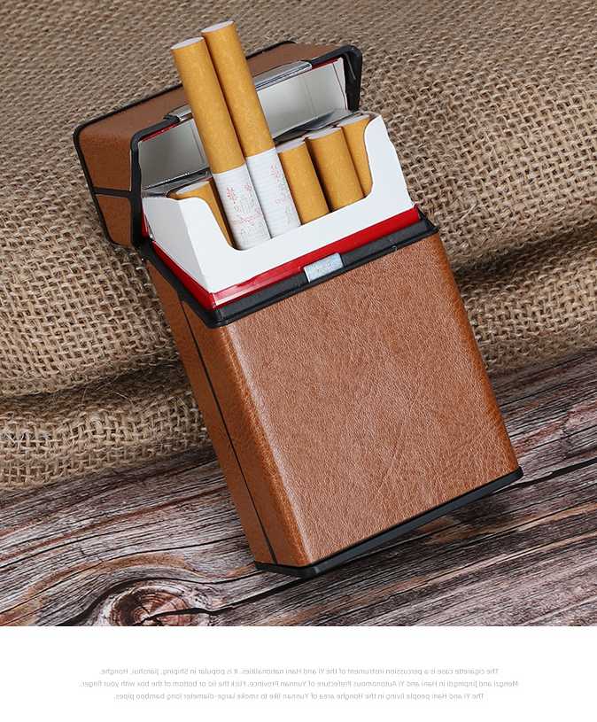 Opinie Skórzane cygaro papierosy przypadki PU kreatywny krata pojem… sklep online