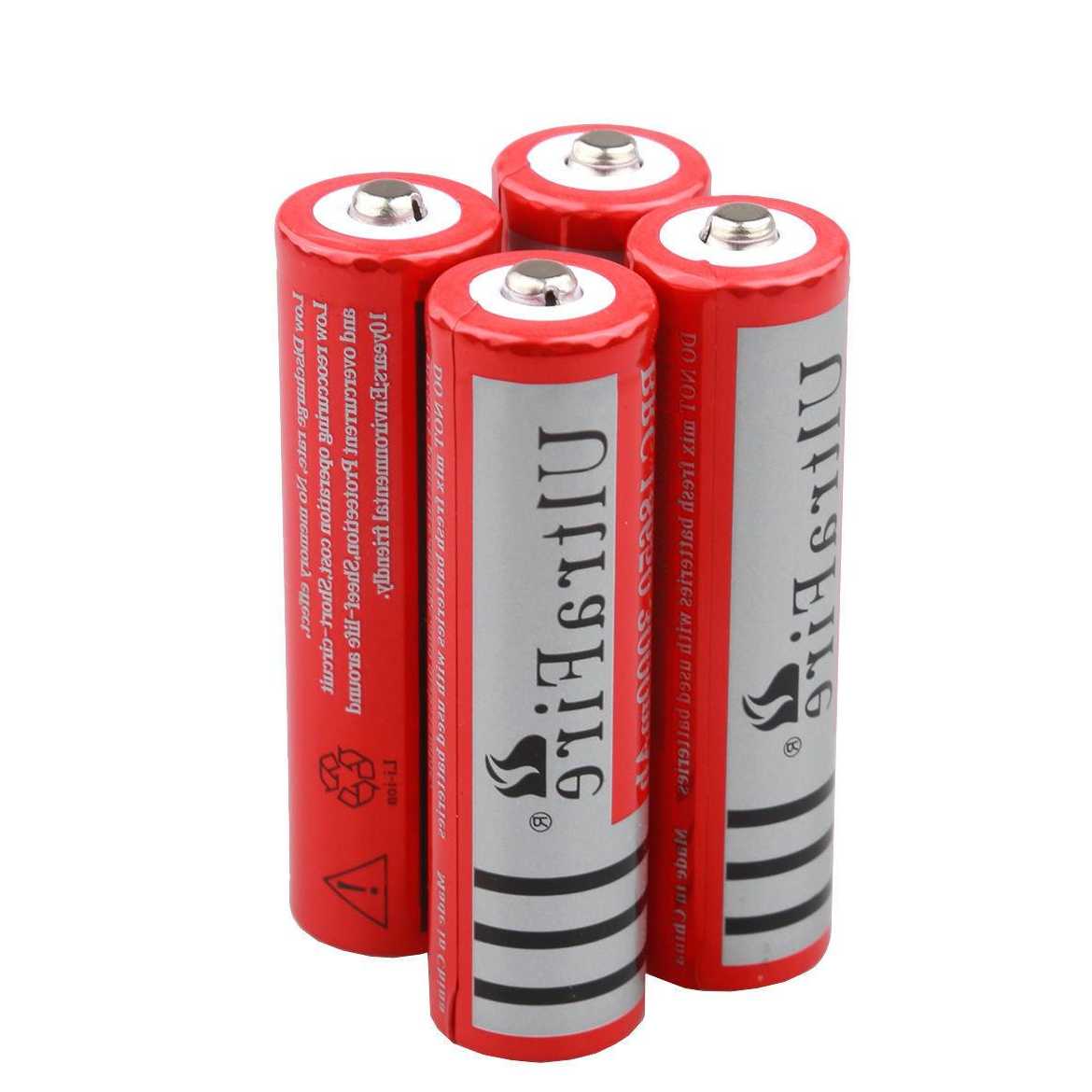 Tanio 18650 4800mAh 3.7v Li-ion Rechargeable Battery for LED Flash…