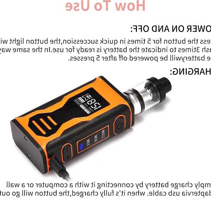 Tanio Elektroniczny vaiper M3 128w box mod zestaw do e-papierosa e… sklep