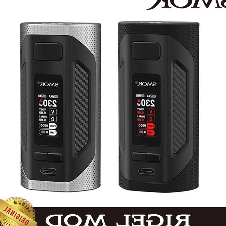 Tanio Oryginalny SMOK Rigel Mod 230W Box MOD Vape monitor TFT type…