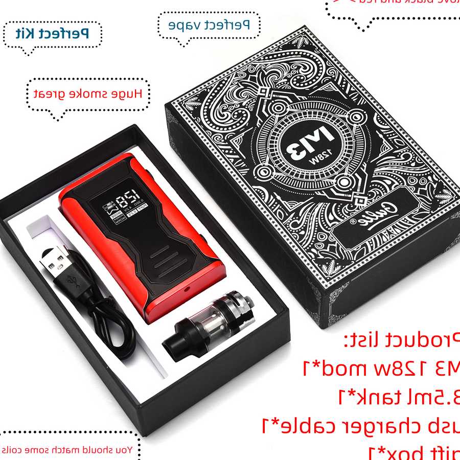 Tanio Elektroniczny vaiper M3 128w box mod zestaw do e-papierosa e… sklep